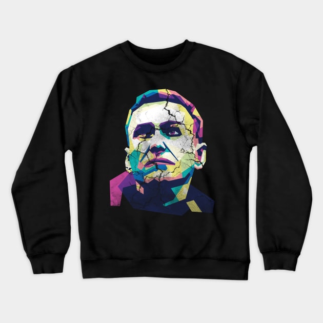 retro Alexei Navalny wpap Crewneck Sweatshirt by agungsaid1234